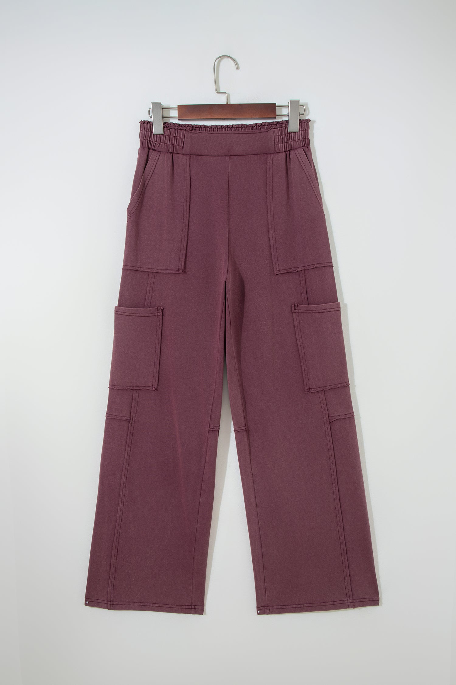 Mineral Red Mineral Wash Cargo Patched Pocket Utility Sweatpants